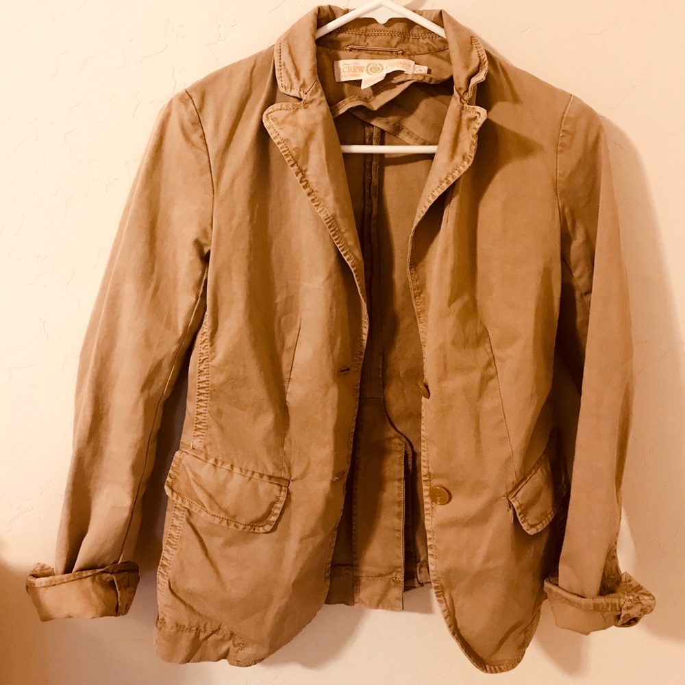 J. Crew Classic Twill Chino Jacket✨